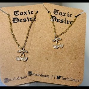 White cherry necklaces